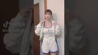 【TikTok】　セクシーな縦動画：sansochan1酸素??　#かわいい #可愛い#美女#dance