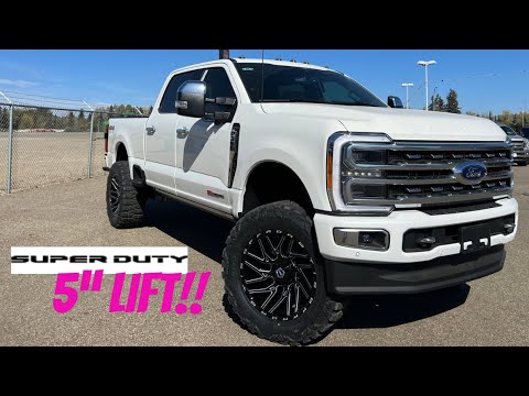 BDS 5” LIFT & 37’s! 2023 F350 PLATINUM