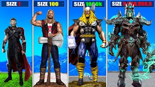 SIZE 1 THOR into SIZE 999,999,999 THOR in GTA 5!
