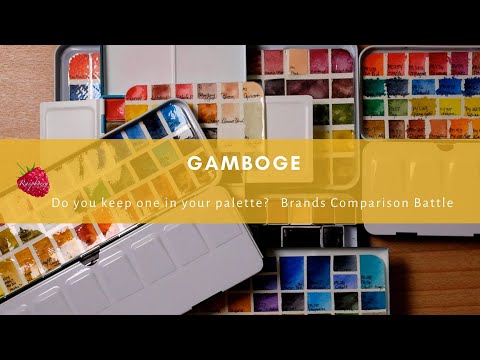 Gamboge New vs Old Comparison Battle Swatch