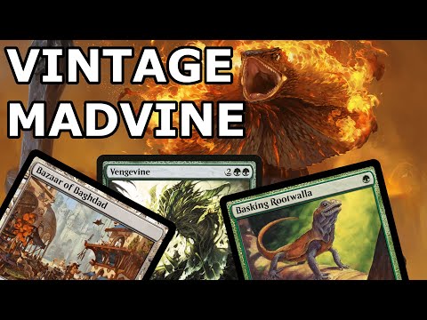 MADVINE...BUT IN VINTAGE!  Bazaar Aggro / Madness / Madvine / CounterVine / Squee / HollowVine (MTG)