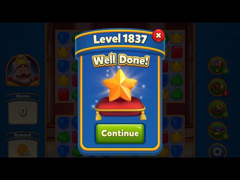 Royal Match - King Robert - Level 1837