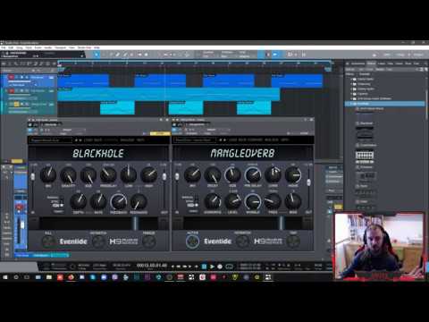 Using Eventide Blackhole and MangledVerb reverbs for cinematic soundscapes