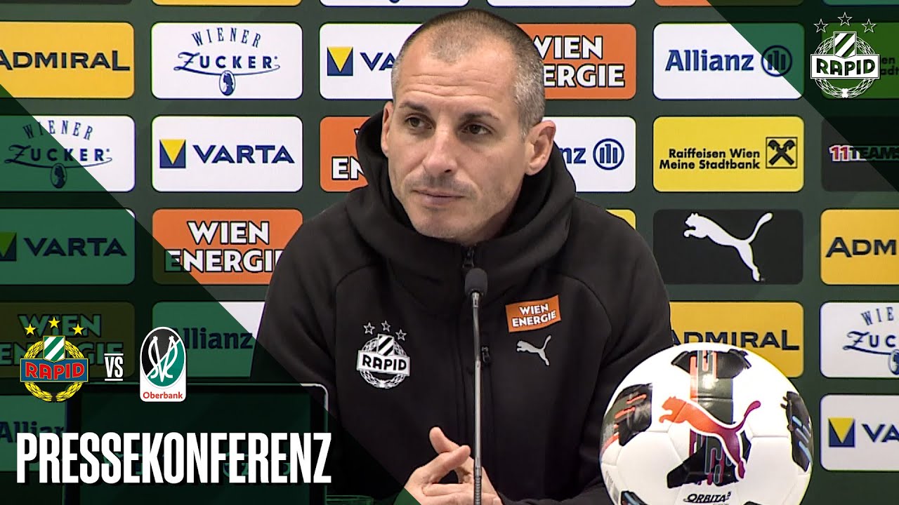 Pressekonferenz nach dem Spiel gegen Ried