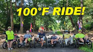 Riding the C&D Canal Trail in 100°F Heat! | Jersey Bents Group Ride