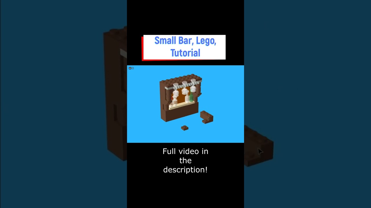 Small Bar.  Lego tutorial!