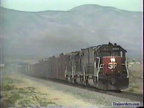 Classic Railroad Series 690 - Southern Pacific action at Mojave, CA March 18, 1992