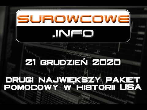 Surowcowe.info 21/12/2020 – drugi największy pakiet pomocowy w historii USA
