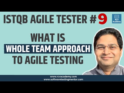 ISTQB Agile Tester 9 Whole Team Approach to Agile Testing