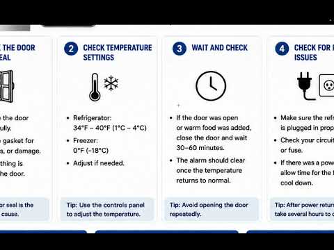 How to Fix H, Hi, High Temp Alarm on Frigidaire Refrigerator - Reset & Troubleshooting Guide