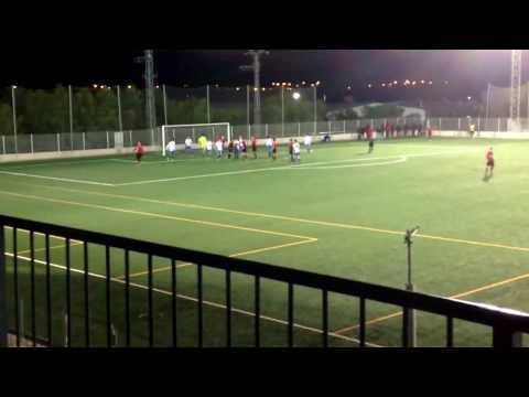 Gol del Rayo SAB juvenil contra La Eliana. Es el 3-2