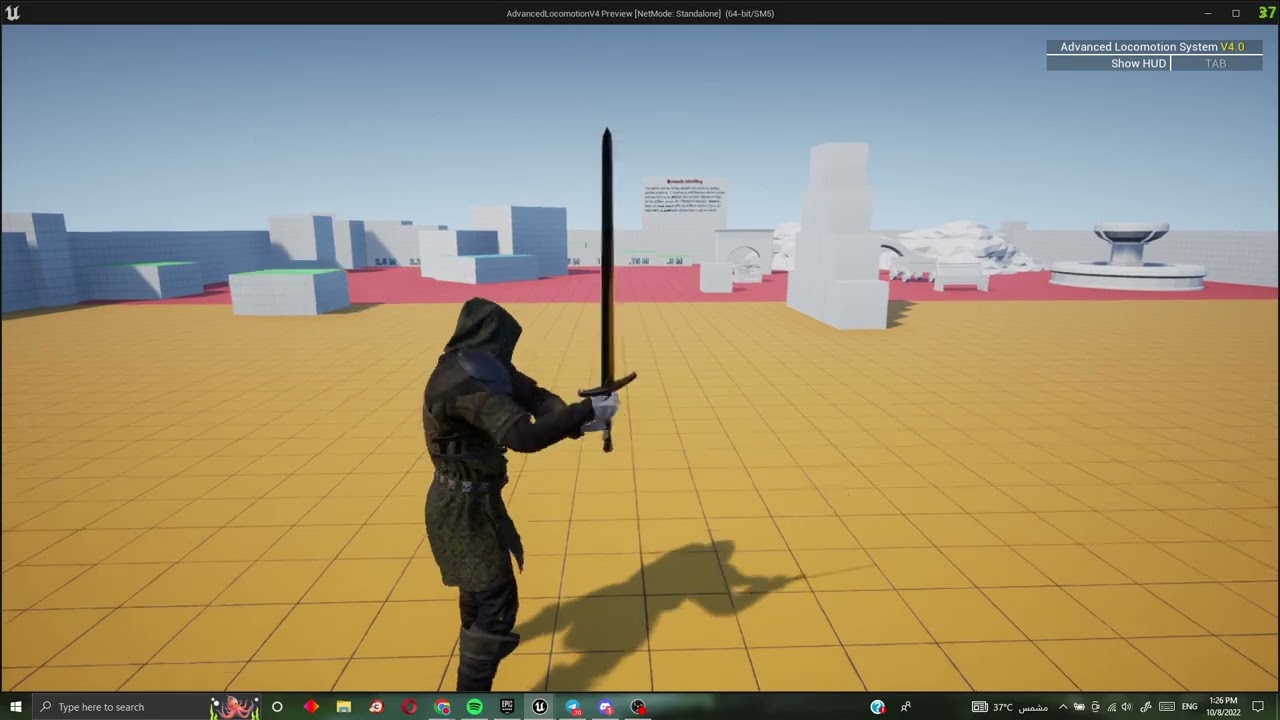 Alsv4 Sword Locomotion Test