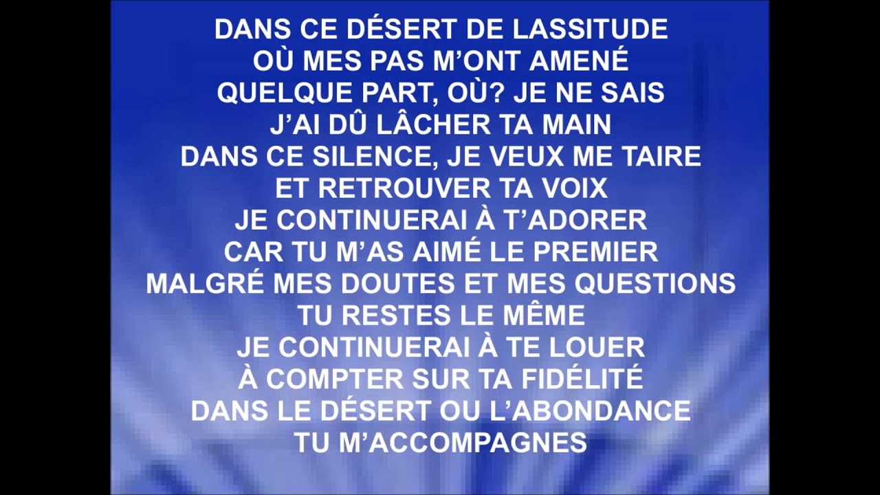 JE CONTINUERAI - David Durham