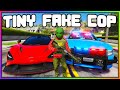 GTA 5 ROLEPLAY TINY FAKE COP STEALS CARS RedlineRP