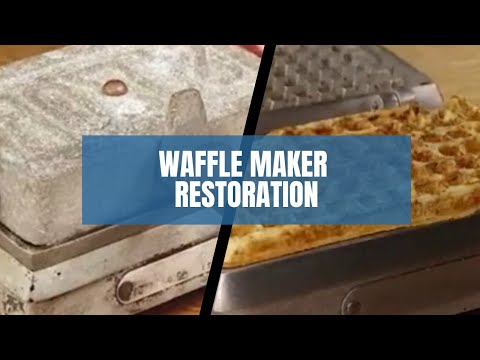 From Batter to Better: Restoring a Vintage Waffle Maker #restoration #waffle #wafflemaker