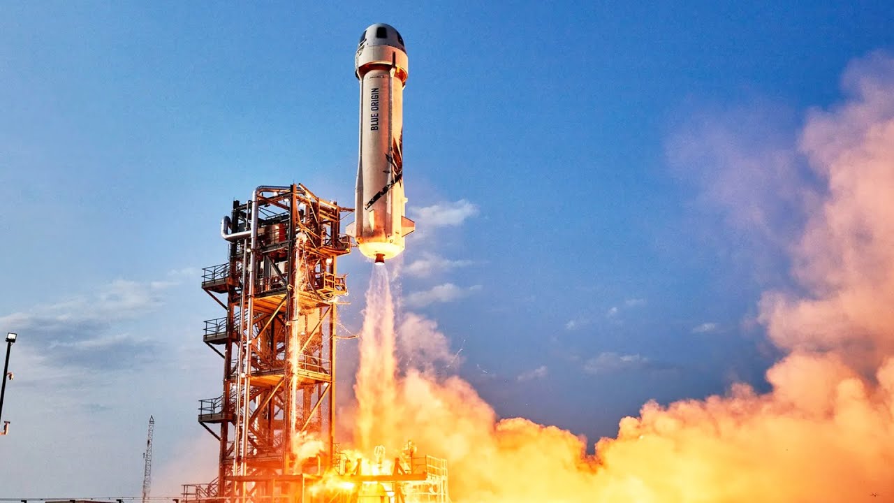 Watch live! Blue Origin to launch 1st wheelchair user and 5 others to suborbital space - YouTube