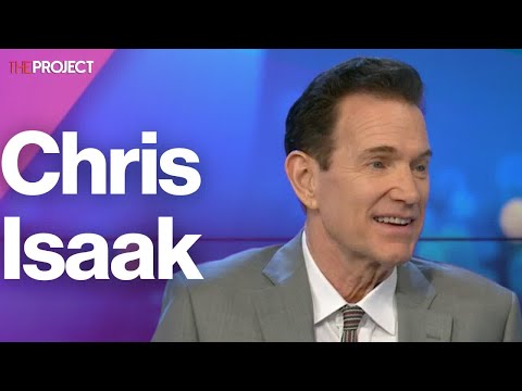 Chris Isaak Serenades TV Host Live On Air
