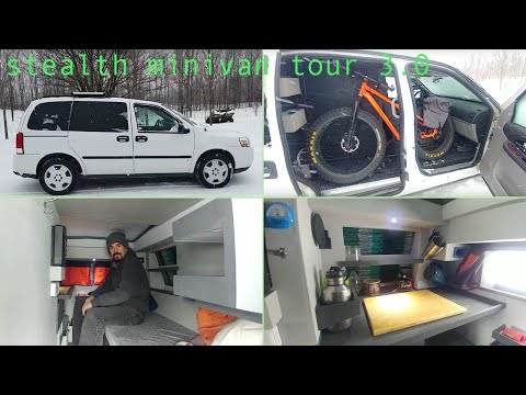 Stealth Minivan Dwelling Tour 3.0