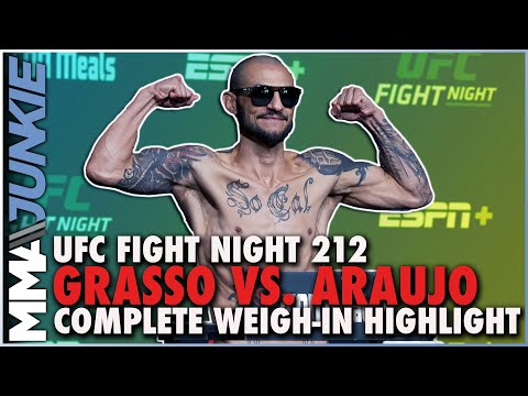 UFC Fight Night 212 Weigh-In Highlights: One Big Miss; Cub Swanson Joins New Division