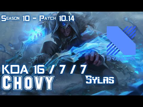 DRX Chovy SYLAS vs RENEKTON Mid - Patch 10.14 KR Ranked