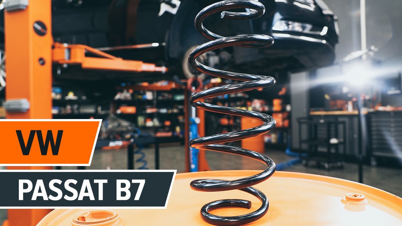 Comment changer : ressort de suspension avant sur VW Passat B7 berline - Guide de remplacement
