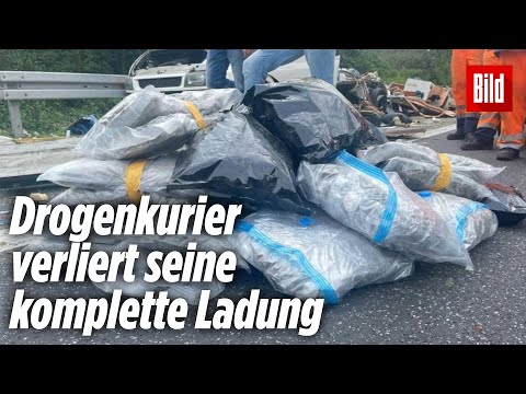 Hessen: Drogenkurier verliert 135 Kilo Gras, weil er aufs Klo musste