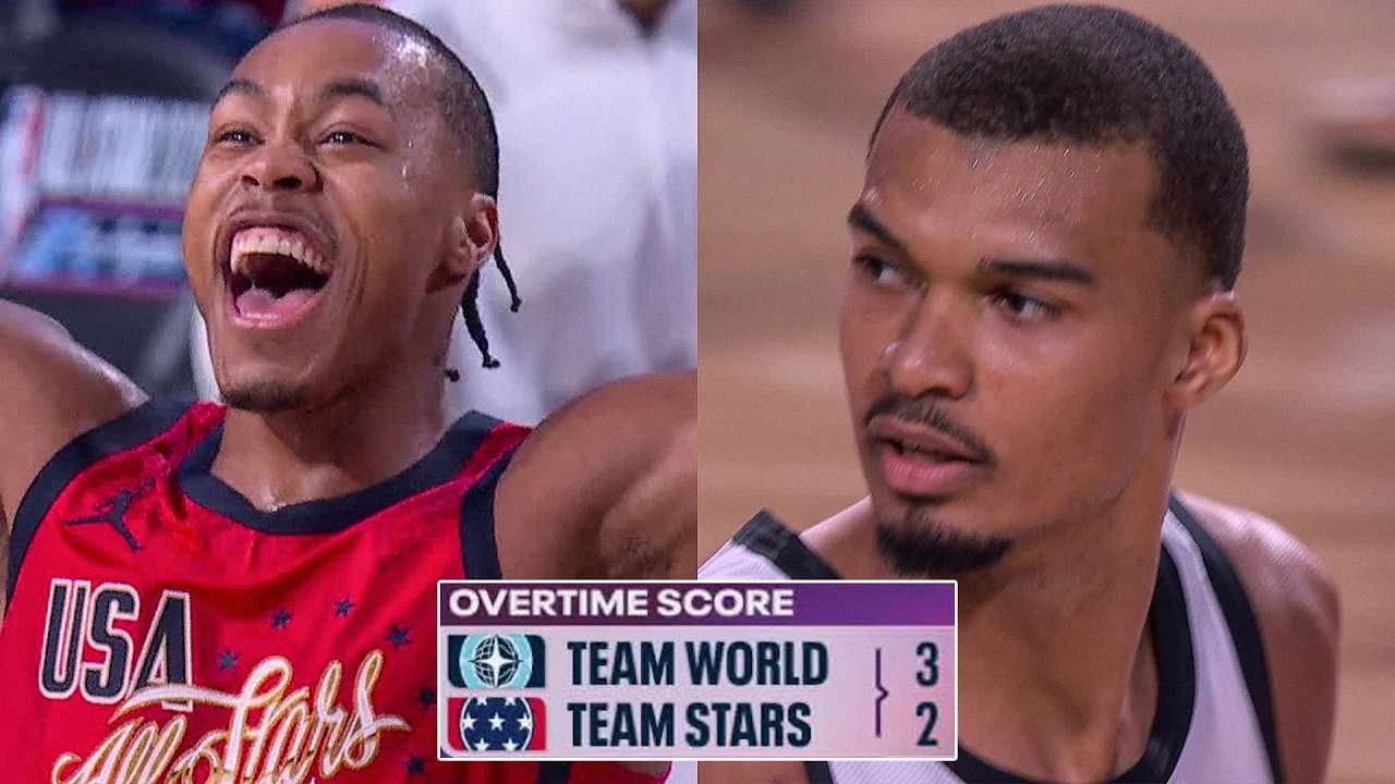 WILD OT ENDING USA Stars vs World | 2026 NBA All-Star Game