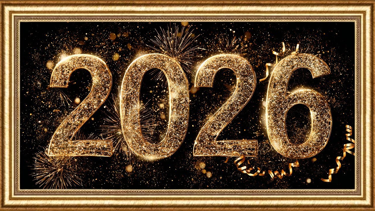 Happy New Year 2026 4K HD | Fireworks, Lights and Magic to Celebrate | Screensaver | Samsung TV Art