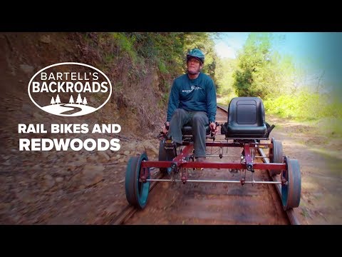 See the redwood forests of coastal California from the seat of a rail bike | Bartell's Backroads