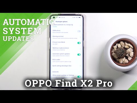Enable Auto System Updates in OPPO Find X2 Pro