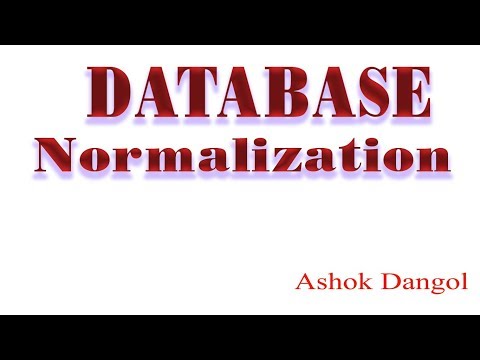 Basic Concept of Database Normalization