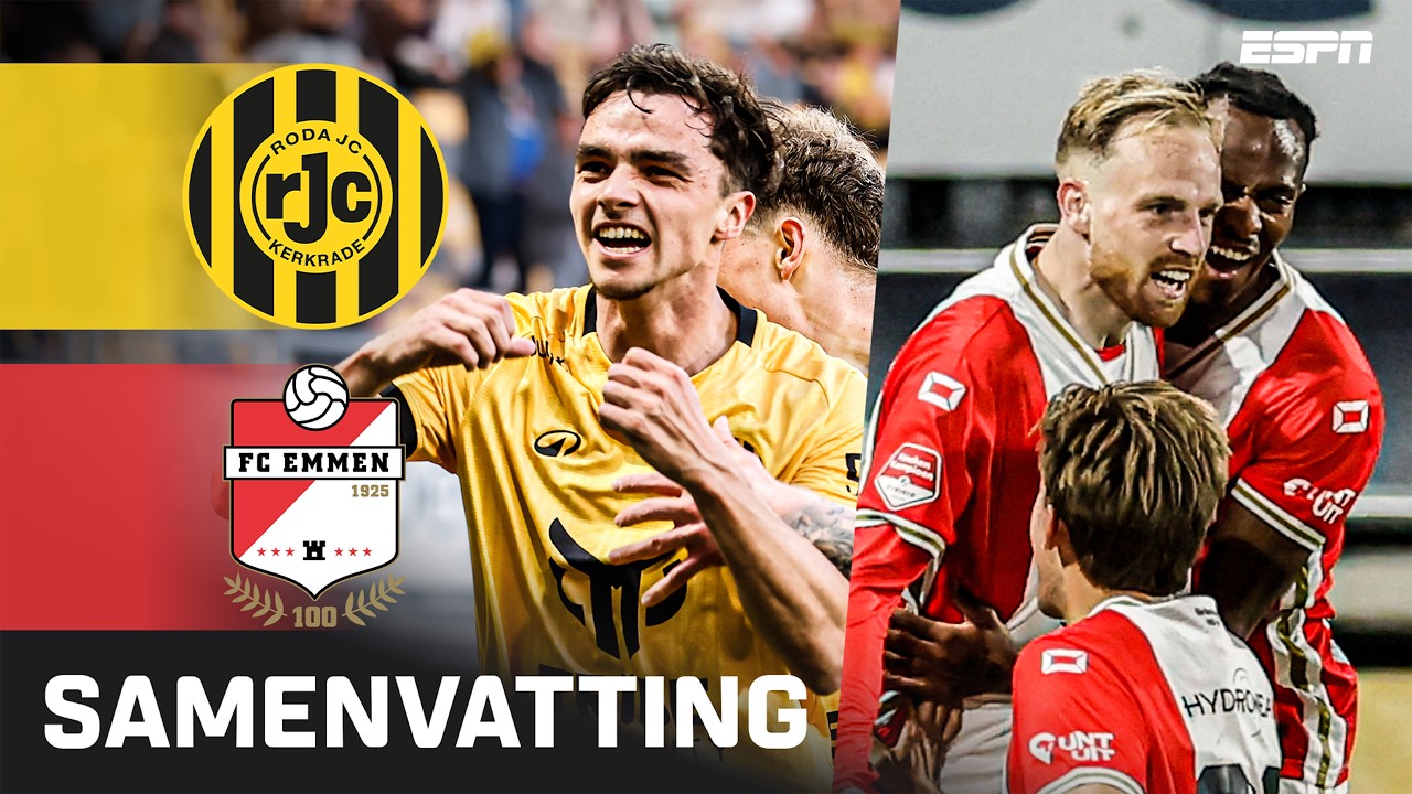 Roda JC Kerkrade vs Emmen Highlights