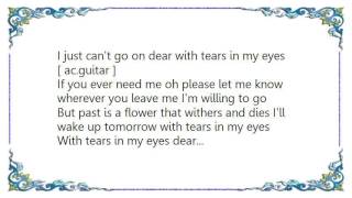 Ernest Tubb - With Tears in My Eyes False Starts Lyrics