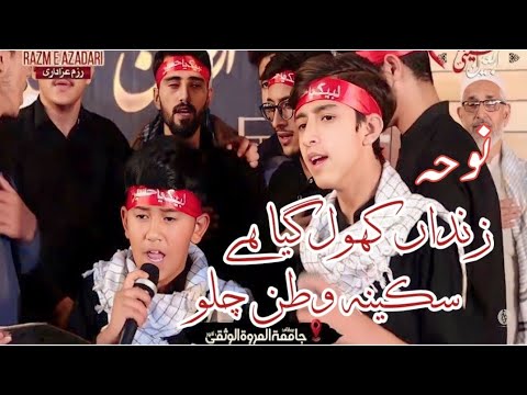 Zindan khul gya ha sakina watan chalo | Syed Siraj Rizvi | Yazeediat Shikan Arbaeen 1444 2022