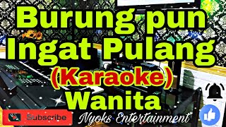 Download lagu BURUNG PUN INGAT PULANG - Nia Daniaty (KARAOKE) Nada Wanita mp3