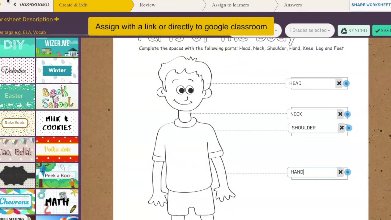 Convert your PDF worksheets directly from Google Drive!