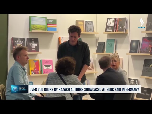 Более 250 книг казахстанских авторов представили на выставке в Германии