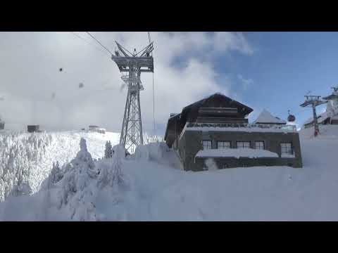 La Ski în Postăvaru - Urcare cu telecabina Kanzel (09 martie 2022)