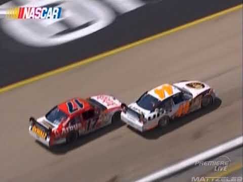 MT89 NASCAR Nextel Cup 2007 Bristol Race Jarrett Gilliland Crash