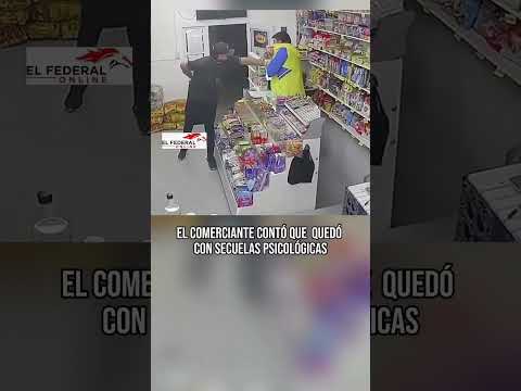 ‼️‼️DELINCUENTE ENTRO A ROBAR CON UN CUCHILLO Y SE LLEVO UN TIRO ENBLA CARA, 📌 ALTA GRACIA, CÓRDOBA