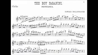 Mollenhauer, Edward  The Infant (+the Boy) Paganini Fantasia for violin + piano