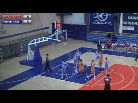MŽRKL 2014/15 10. kolo R.Korac-Athlete Celje (1/2)