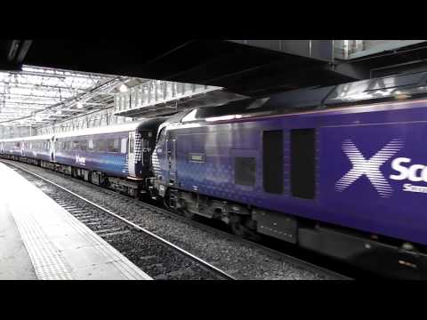 Scot Rail Class 68 Departing Edinburgh Waverley (15/8/17)