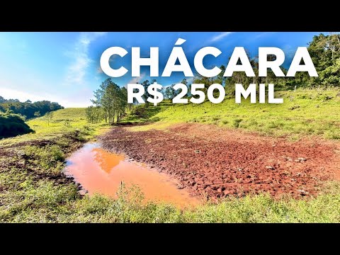 CHÁCARA À VENDA EM SANTA CATARINA R$250.000
