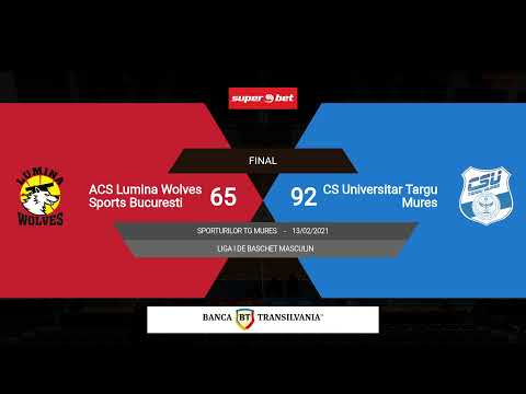 LIGA 1 2020-2021: Lumina Wolves București - CSU Târgu Mureș
