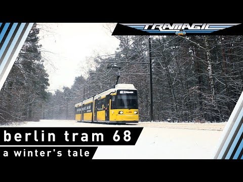 Berlins Straßenbahn-Linie 68 - Ein Wintermärchen