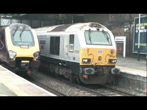 DBS 67029 DEPARTS CHELTENHAM WITH VSOE ECS TO WORCESTER 160312