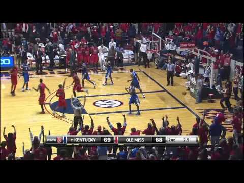 Ole Miss' Chris Warren game-winning 3 vs Kentucky