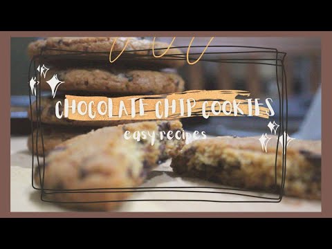 CHOCOLATE CHIP COOKIES RECIPE ~ soft cookies