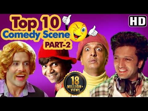 Top 10 Comedy Scenes {HD} Ft - Rajpal Yadav | Johnny Lever | Govinda | Kadar Khan | IndianComedy